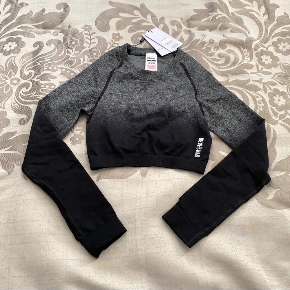 Gymshark Adapt seamless ombré crop top
